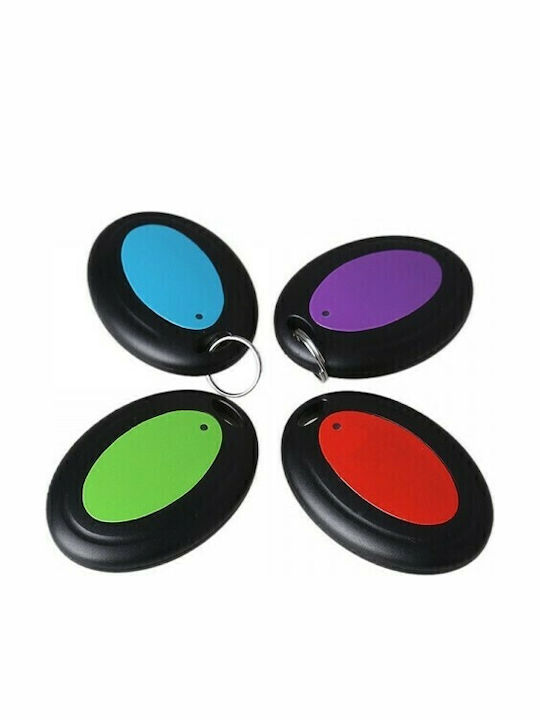 Set Keychain Key Finders Metallic Red 5pcs KYF-487