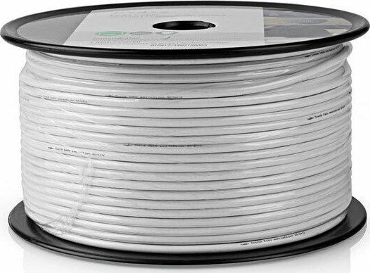 Nedis Καλώδιο RJ-6 Ατερμάτιστο 100m CSBR4010WT1000 1τμχ