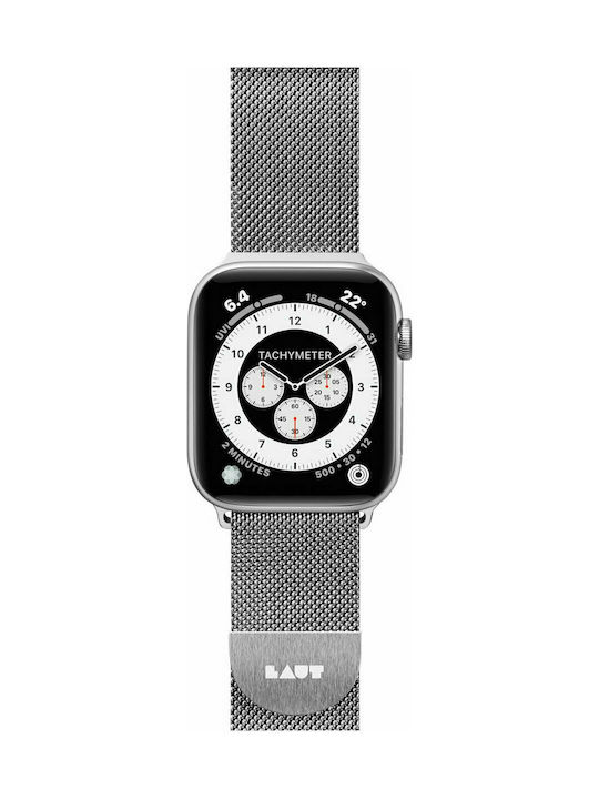 Laut Steel Loop Armband Rostfreier Stahl Silber (Apple Watch 44/45/46mm/Ultra 49mm)
