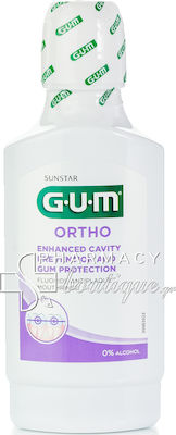 GUM Ortho Soluție Bucală împotriva και της Π και της λ και της ά και της κ και της α και της ς και της και της και της pentru Albire 300ml