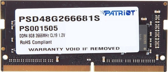 Patriot Signature 8GB DDR4 RAM with 2666 Speed for Laptop