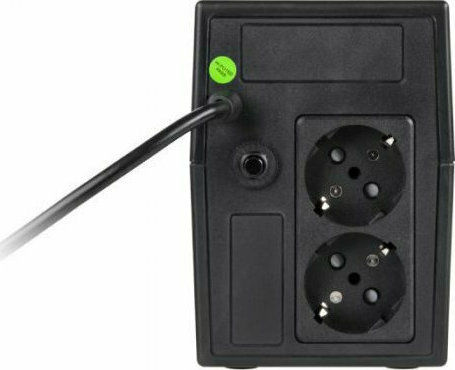 Quer KOM0551 UPS Line-Interactive 600VA 360W με 2 Schuko Πρίζες