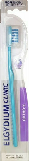 Elgydium Clinic Ortho-X Manual Toothbrush Medium Blue 1pcs