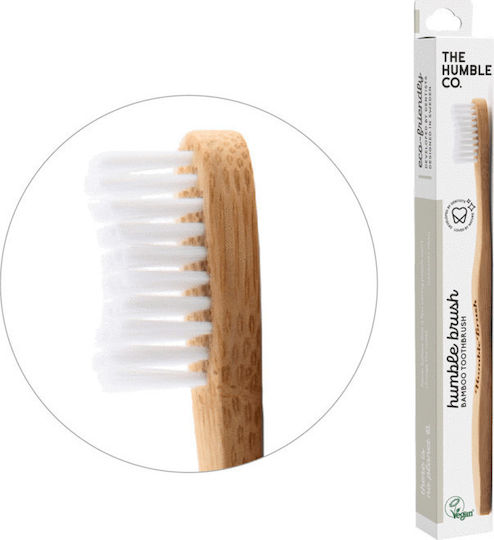 The Humble Co. Humble Brush Adult Οδοντόβουρτσα Medium Μπεζ