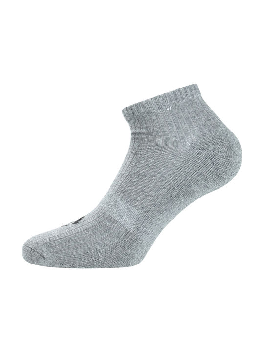 Basehit Men's Solid Color Socks Gray 3Pack