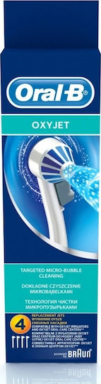 Oral-B Oxyjet Заместители на главите на електрическата четка за зъби Flosser 850304 4бр