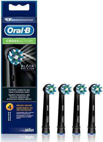 Oral-B CrossAction Ανταλλακτικά για Black 4τμχ