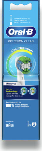 Oral-B Precision Clean CleanMaximiser Electric Toothbrush Replacement Heads 2pcs