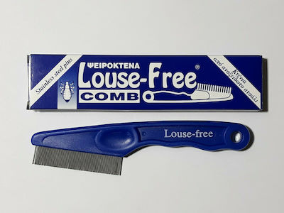 Technofarm Louse-free Comb Läusemittel Kamm Stahlblau für Kinder 1Stück