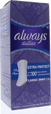 Always Dailies Extra Protect Large Slipeinlagen für Starke Strömung 2.5 Tropfen 26Stück