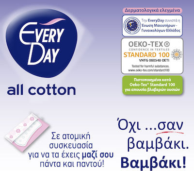 Every Day All Cotton Large Daily Liners 30pcs