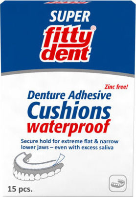 Fittydent Super Downstairs Denture Adhesive Patches 15pcs