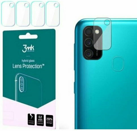 3MK Camera Lens Protector Camera Protection Tempered Glass Transparent for the Galaxy M21