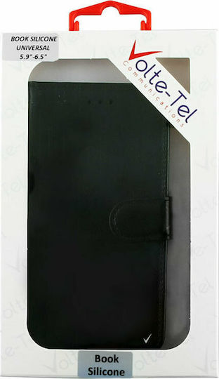 Volte-Tel Book Silicone έως 6.9" (Μαύρο)