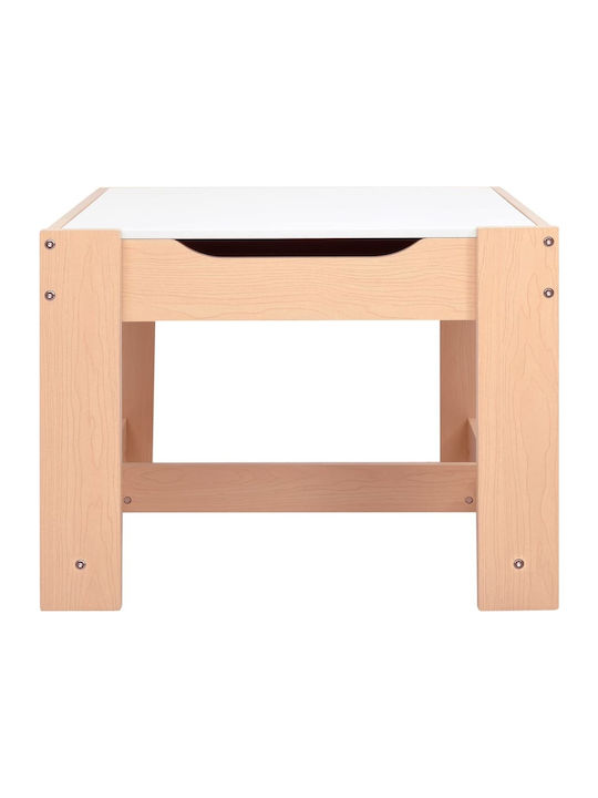 Kids Table and Chairs Set made of Wood Brown vidaXL