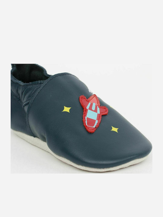 Bobux Baby Hausschuhe Marineblau