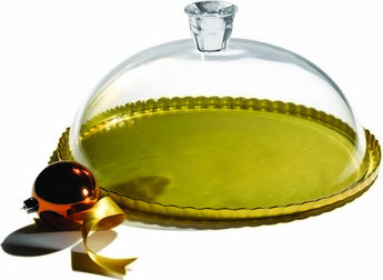 Espiel Patisserie Cake Stand Gold 32x32cm