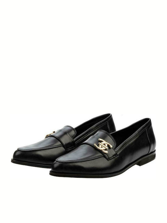 Stefania S Women's Loafers in Black Color