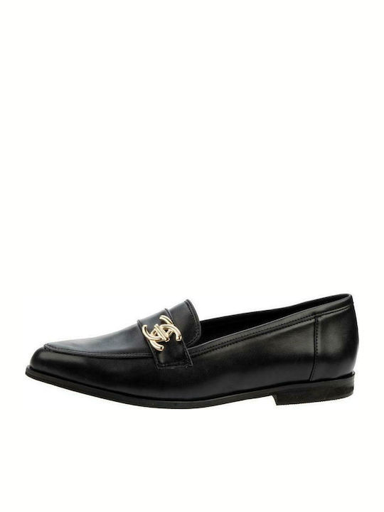 S Γυναικεία Loafers σε Μαύρο Χρώμα