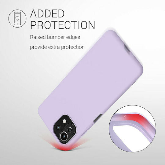 KWmobile Back Cover Σιλικόνης Lavender (Xiaomi Mi 11 Lite / 11 Lite 5G / 11 Lite 5G NE)