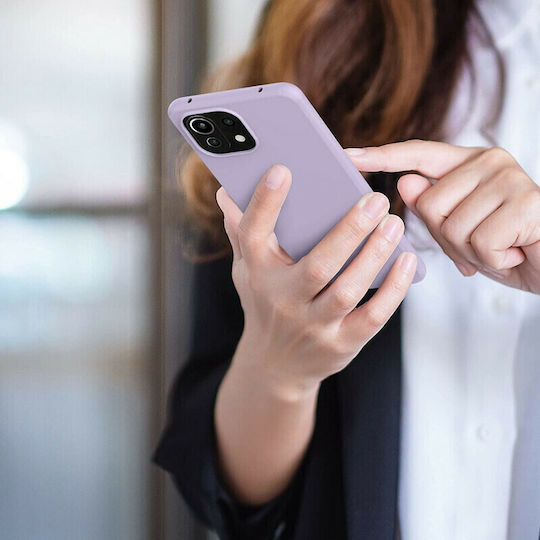KWmobile Back Cover Σιλικόνης Lavender (Xiaomi Mi 11 Lite / 11 Lite 5G / 11 Lite 5G NE)