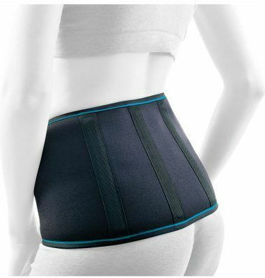 Actius ACN602 Back Brace Neoprene with Stays in Black Color