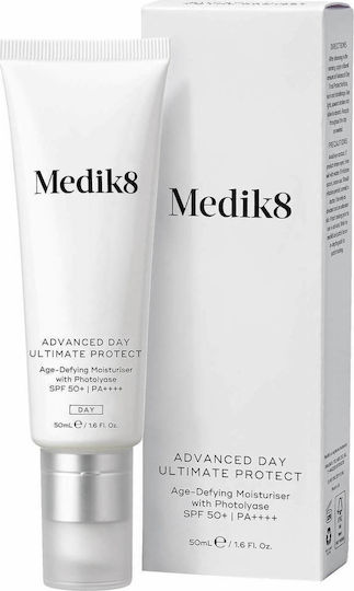 Medik8 Advanced Day Ultimate Protect SPF50+ Αντιγηραντική Κρέμα Προσώπου Ημέρας με SPF50 & Υαλουρονικό Οξύ 50ml