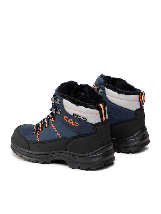 Kids Waterproof Hiking Boots Navy Blue