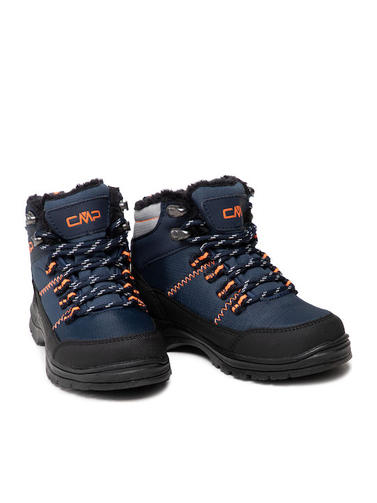 Kids Waterproof Hiking Boots Navy Blue