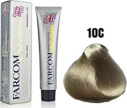 Farcom Hair Color Cream Βαφή Μαλλιών 10c Ξανθισ...