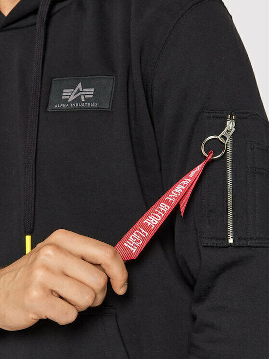 Safety Line Суитшърт с Качулка Черен