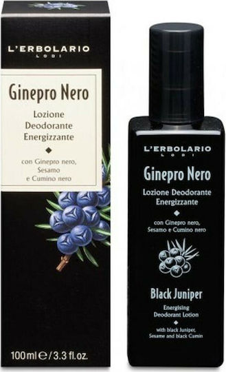 L' Erbolario Black Juniper Φυσικό Αποσμητικό σε Spray Χωρίς Αλουμίνιο 100ml