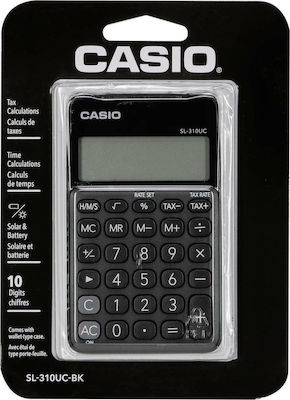 Casio SL-310UC Calculator Accounting Pocket 10 Digits in Black Color