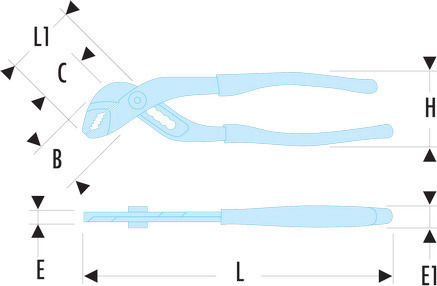 Facom Adjustable Wrench 1½" 245mm