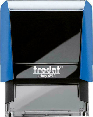 Trodat Printy 4913 Rectangular Self-Inking Text Stamp with Black Ink