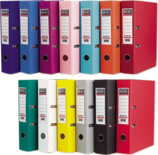Skag Класьор 8/32 за Хартия A4 с 2 Rings Пръстени Черен Basic 1бр