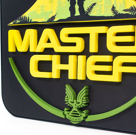 Numskull Kids Decorative Lamp Master Chief Mounted 3D Black 5.5εκ.