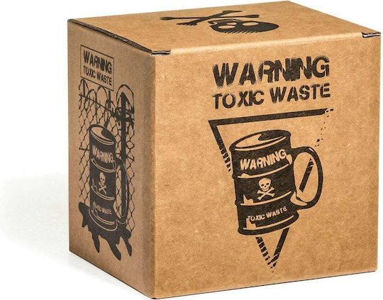 Toxic Waste Becher Keramik Gelb 450ml