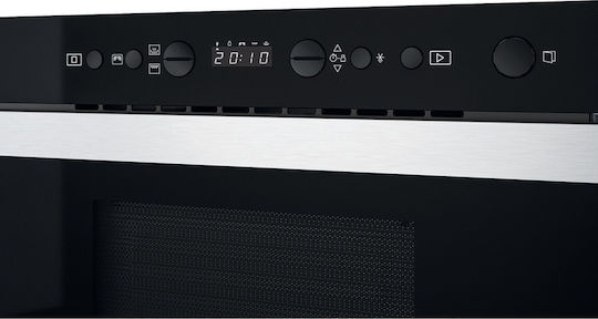 Whirlpool Εντοιχιζόμενος Φούρνος Μικροκυμάτων με Grill 22lt Inox