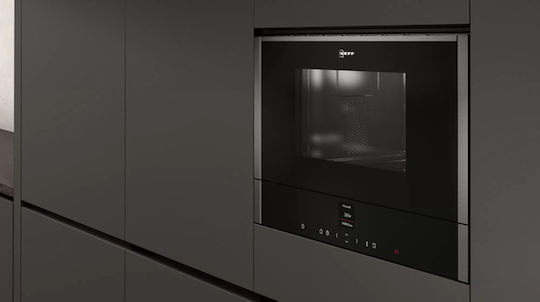 Neff Εντοιχιζόμενος Φούρνος Μικροκυμάτων 21lt Μαύρος
