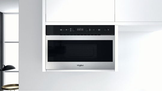 Whirlpool Εντοιχιζόμενος Φούρνος Μικροκυμάτων με Grill 22lt Inox