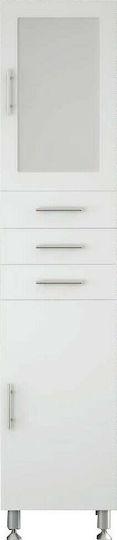 Drop Classic III Badezimmersäule Boden H40xB32xH184cm Weiß