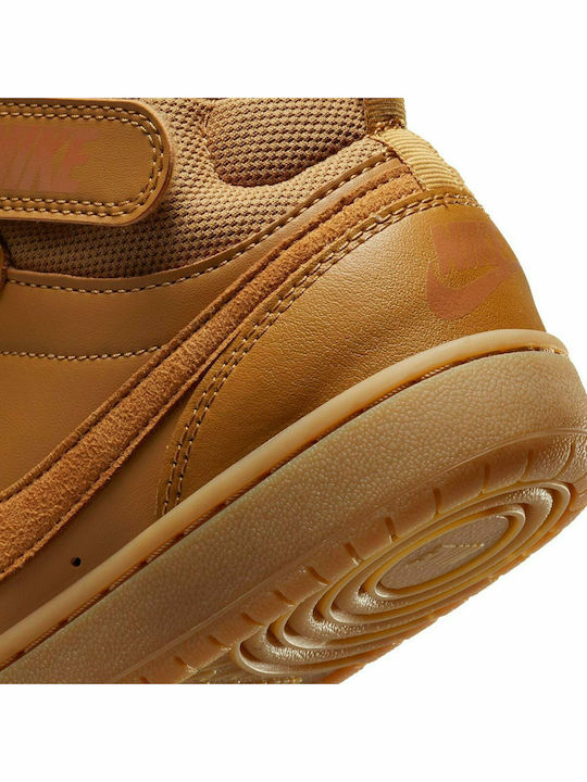 Court Borough Παιδικά Sneakers High με Σκρατς Ταμπά