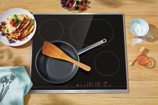 Gorenje Κεραμική Εστία με Πλαίσιο Αυτόνομη με Λειτουργία Κλειδώματος 60x52.5εκ.
