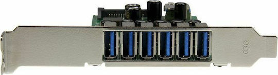 StarTech Κάρτα PCI σε 7 θύρες USB 3.0 7-Port PCI Express USB 3.0 Card - Standard and Low-Profile Design