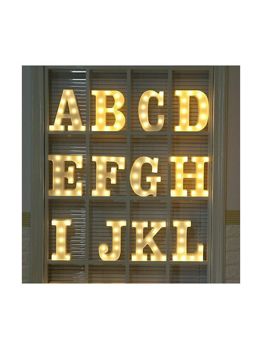 Motarro Decorative Lamp Letter White