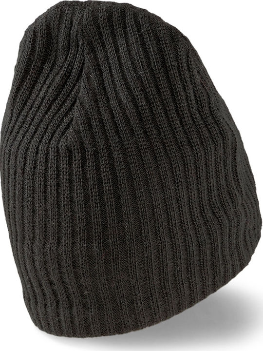 Beanie Männer Beanie mit Rippstrick in Braun Farbe