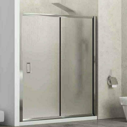 Karag New Flora 500 Διαχωριστικό Ντουζιέρας με Συρόμενη Πόρτα 130x180cm Fabric Χρωμέ Karag New Flora 500 Διαχωριστικό Ντουζιέρας με Συρόμενη Πόρτα 130x180cm Fabric Χρωμέ