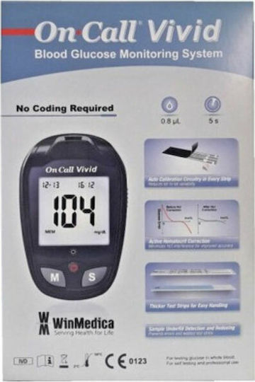 Winmedica On Call Vivid Glucose Meter 682607556120