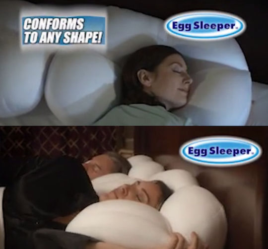 Neck Pillow 52x30x11cm in White Colour 03006EGG00WH
